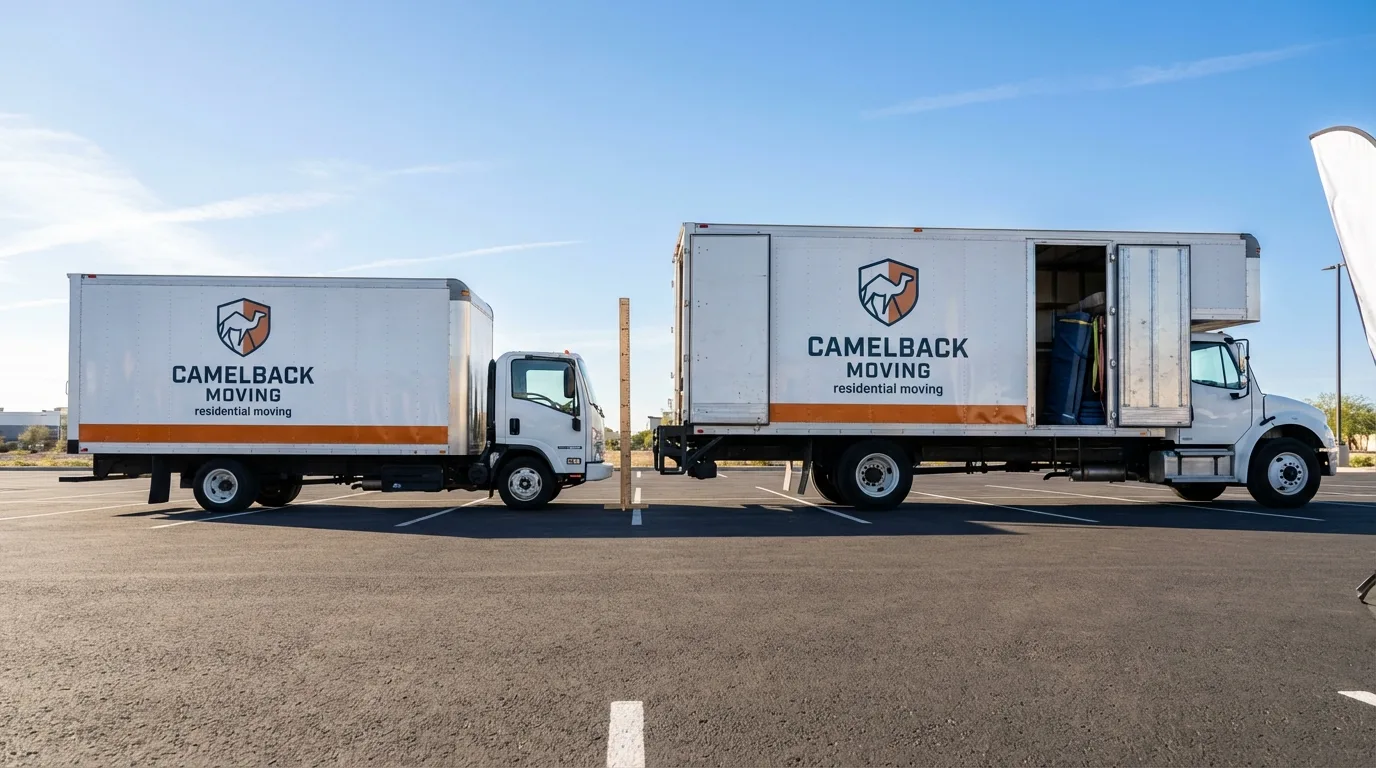 Moving truck size capacity guide in Parkers Prairie